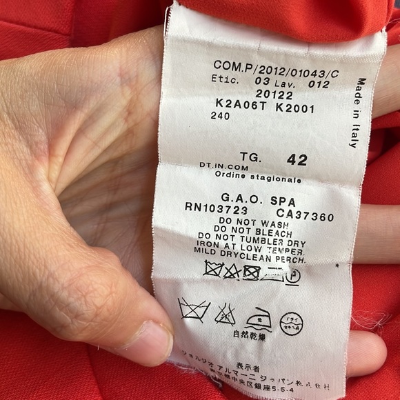 Emporio Armani Sheath Dress NWOT - Picture 9 of 12